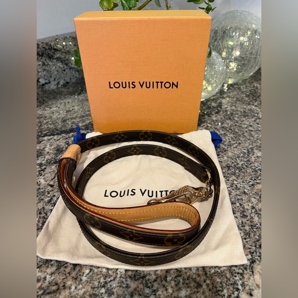 🎉Host Pick!🎉Louis Vuitton Baxter Monogram Leash - Picture 1 of 13